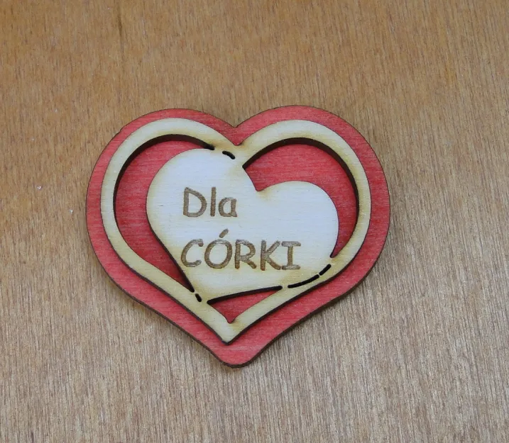 Serce z magnesem - Dla Córki