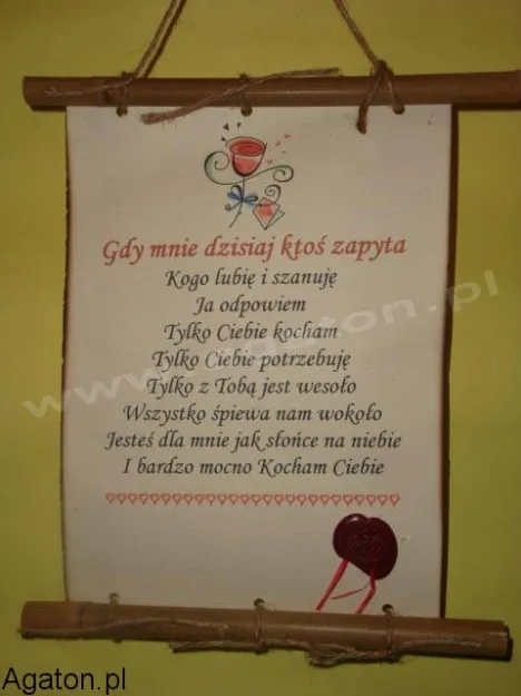 Dyplom z bambusem - Gdy mnie dzisiaj ktoś zapyta, kogo lubię i szanuję  ....