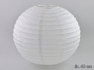 Lampion / Klosz papierowy - Biały (40 cm)