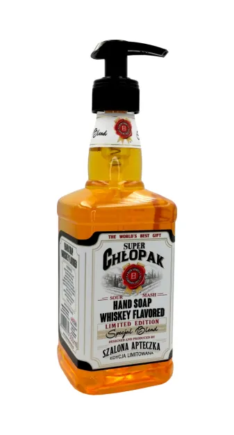 Mydło whiskey - Super Chłopak (biała etykieta)