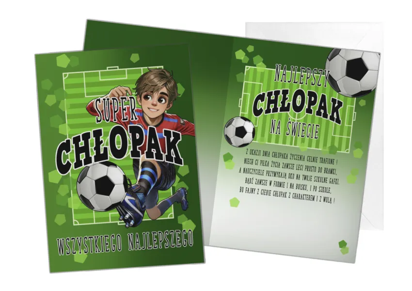 Kartka C5 - Super Chłopak wszystkiego najlepszego