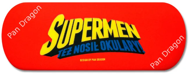 Etui na okulary - Supermen, też nosił okulary