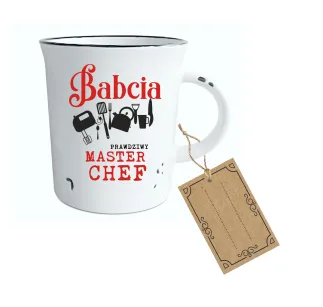 Kubek garnuszek BO - Babcia prawdziwy master chef
