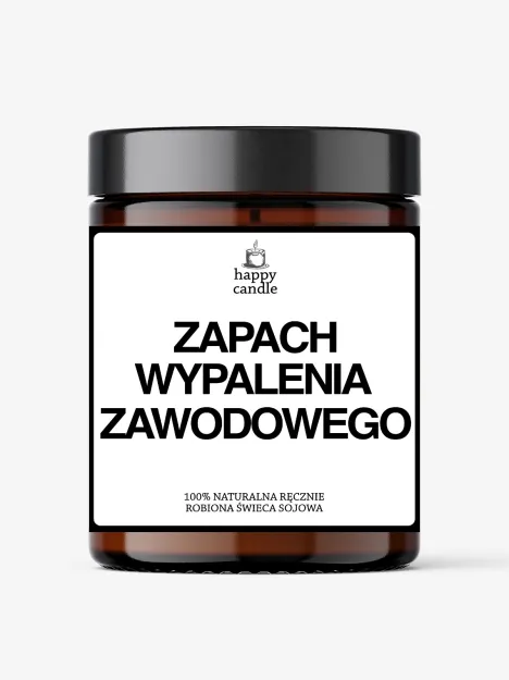 Świeczka sojowa - Zapach wypalenia zawodowego