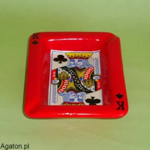Popielniczka ceramiczna - karty