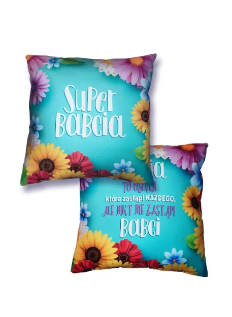 Poduszka śr. - Super Babcia / Babcia to osoba