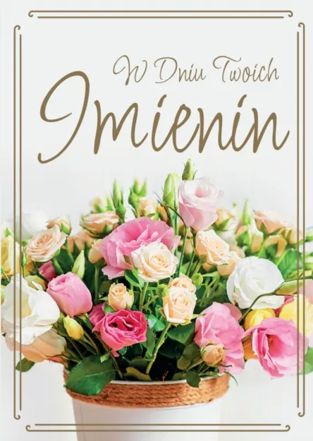 Karnet 1K - W dniu Twoich imienin