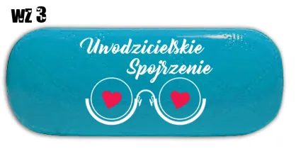 Etui na okulary granatowe - Uwodzicielskie spojrzenie