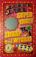 Karnet + zdrapka - Super Kobiety urodzinowa loteria