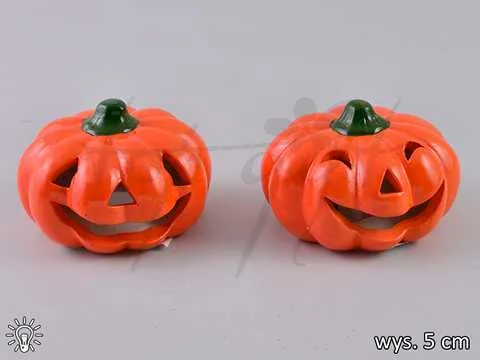 Figurka ceramiczna LED - Dynia