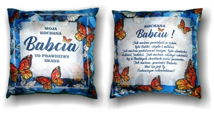 Poduszka śr. - Moja kochana Babcia to prawdziwy skarb / Kochana Babciu