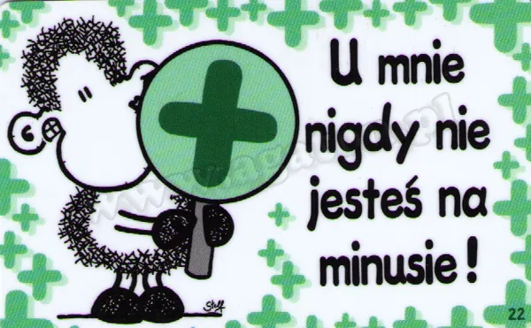 Karta Sheepworld - U mnie nigdy nie jesteś na minusie