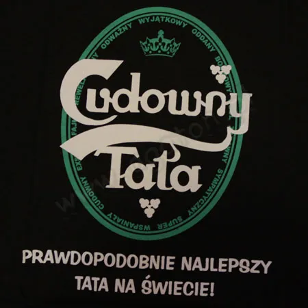 Koszulka - Cudowny tata - Prawdopodobnie najlepszy Tata na świecie