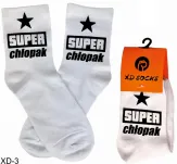 Skarpetki białe - Super Chłopak (gwiazda) - 2