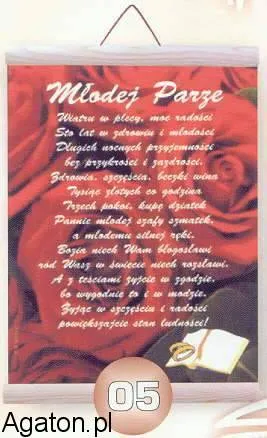 Dyplom - Młodej parze - życzenia
