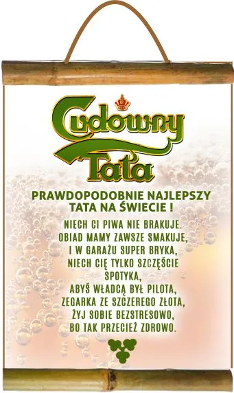 Dyplom z bambusem - Cudowny Tata
