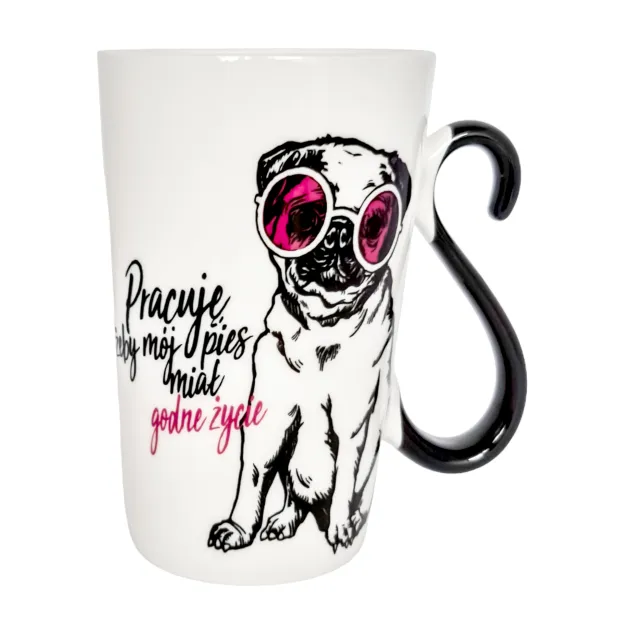 Kubek Pet Lovers - Pracuję żeby mój pies miał godne życie