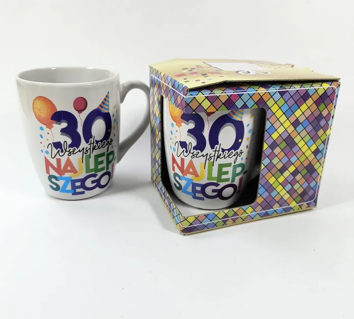 Kubki baryłka - 30 Wszystkiego najlepszego