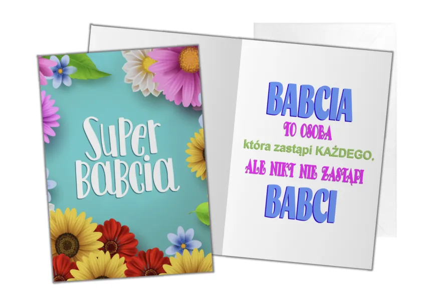 Karnet B6 -Super Babcia
