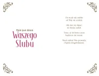 Karnet - Ona już Cię nie puści,... Dziś jest dzień Waszego ślubu - 2