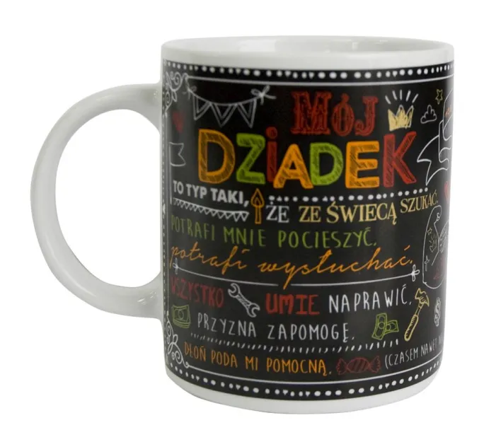 Kubek Kukartka - Mój Dziadek to typ taki, że ze świecą szukać.