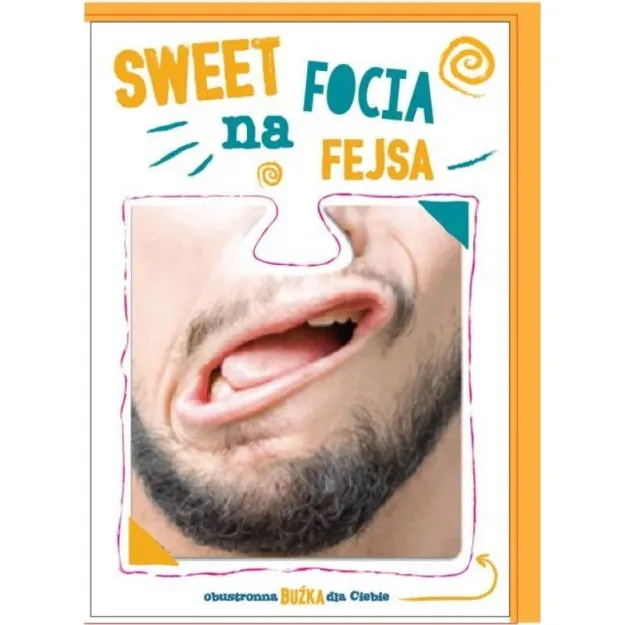 Karnet buźka - Sweet focia na fejsa