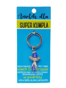 Brelok Kukartka - Aniołek dla - Super Kumpla