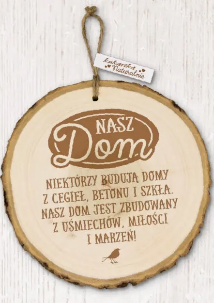 Eko sentencja - Nasz dom. Niektórzy budują domy z ciegieł, betonu i szkła. Nasz dom...