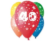 Balony 40 - pastelowe 5szt