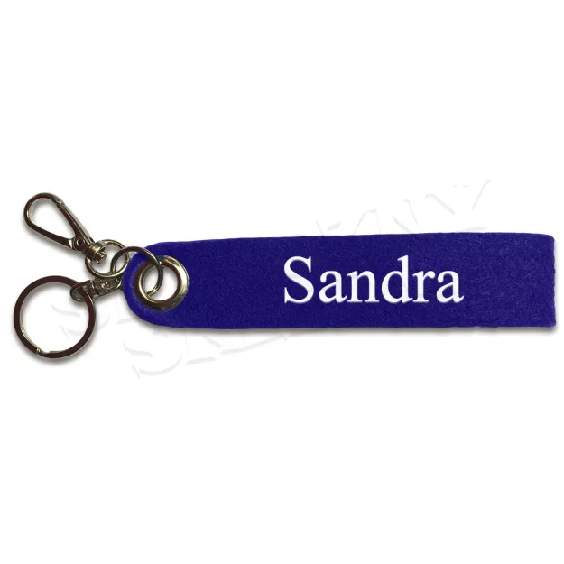 Brelok filcowy z imieniem - Sandra