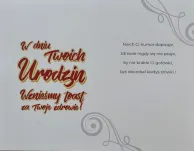 Karnet 2K - W dniu Twoich Urodzin. Wznieśmy toast za Twoje zdrowie! - 2