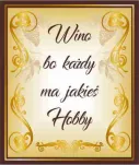 Etykieta na wino - Wino, bo każdy ma jakieś hobby - 2