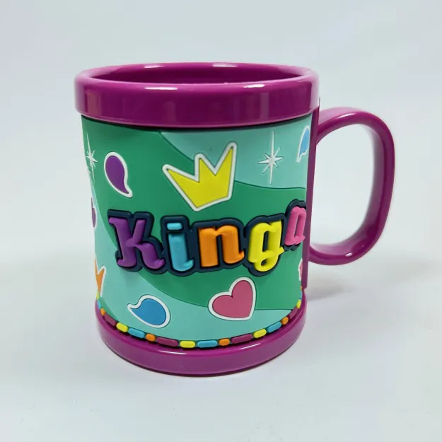 Kubek plastikowy 3D z imieniem - Kinga