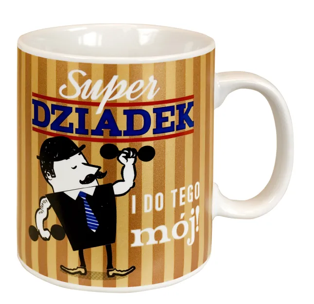 Kubek Kukartka - Super Dziadek i do tego mój