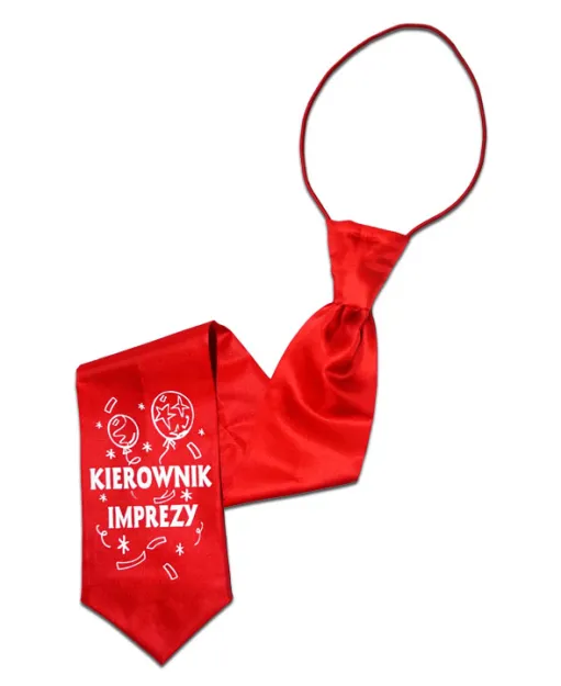 Krawat czerwony - Kierownik imprezy