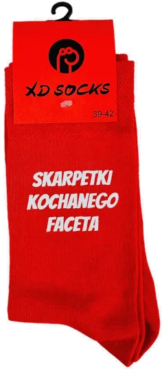 Skarpetki czerwone - Kochanego Faceta