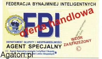 Legitymacja FBI