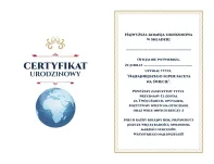 Karnet - Certyfikat urodzinowy super Faceta - 2