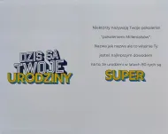 Karnet 2K - Dziś są Twoje urodziny. Urodzeni w latach 80-tych - 2