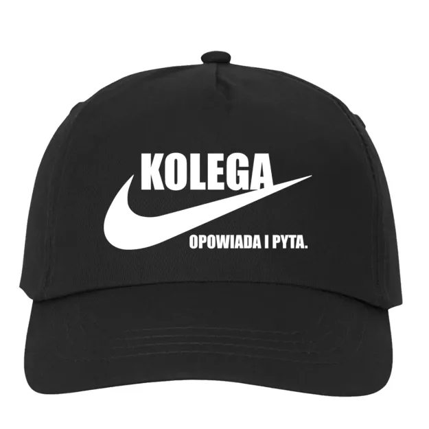 Czapka z daszkiem (czarna) - Kolega. Opowiada i pyta.