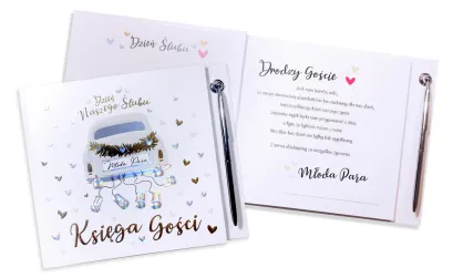 Księga gości HBK - Dzień naszego ślubu (samochód)