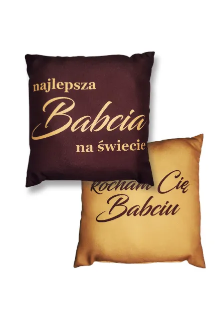 Poduszka śr. - Najlepsza Babcia na świecie / Kocham Cię Babciu