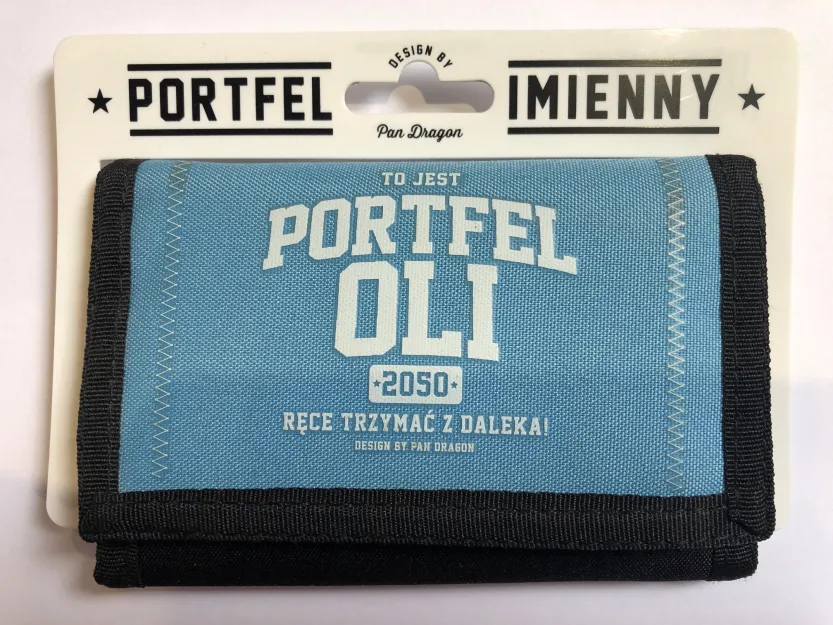 Portfel imienny - Oli Ręce trzymać z daleka!