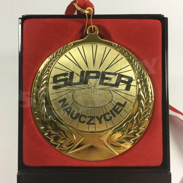 Medal w etui - Super nauczyciel