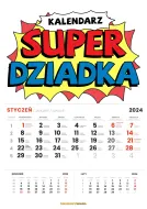 Kalendarz 2024 - Super Dziadka
