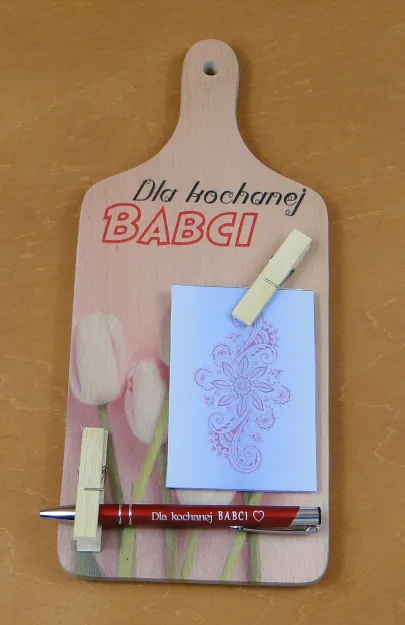 Deska organizator + długopis - Dla kochanej Babci