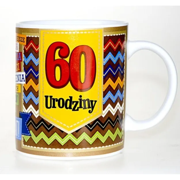 Kubek premium - 60 urodziny