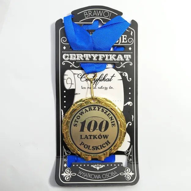 Medal w folii - Stowarzyszenie 100 latków polskich