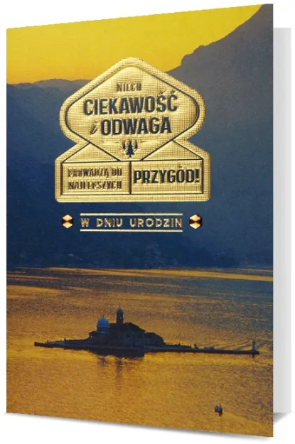 Karnet HM - W dniu urodzin. Niech ciekawość i odwaga prowadzą do najlepszych przygód
