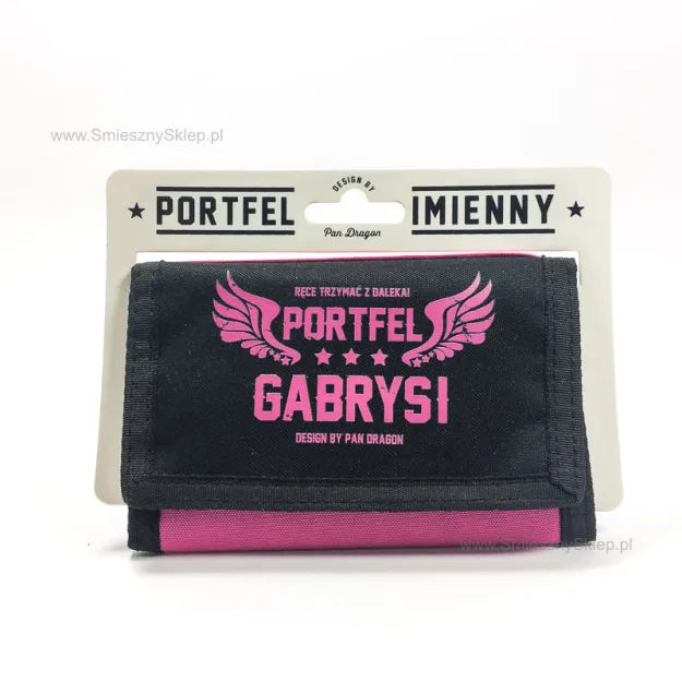 Portfel imienny - Gabrysi. Ręce trzymać z daleka